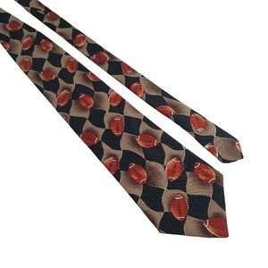 Crescent Bay Men Necktie Tie Designer Football Game Accessory Work Dad Gift
